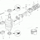 MFS15C Колен. вал и поршень