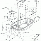 MD40B2 Bottom Cowl, Motor Cover Lower