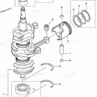 MD40B2 Колен. вал и поршень