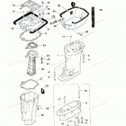 MD90B Корпус ведущего вала (нога)