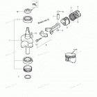 NSF3.5B Поршни и коленчатый вал
