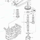 MFS25B Распределительный вал и масляный насос
