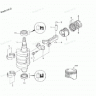 NSF8A3 Поршни и коленчатый вал