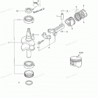 MFS2.5A Поршни и коленчатый вал