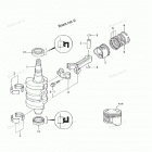 MFS8A3 Поршни и коленчатый вал