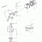 MFS6B Поршни и коленчатый вал