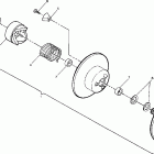 W887527 TRAIL BOSS 2X4 Driven clutch assembly