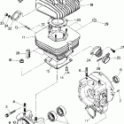 W887527 TRAIL BOSS 2X4 Crankcase and cylinder assembly