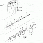 MD50B Корпус редуктора (гребной вал)