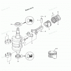 MFS9.8A3 Поршни и коленчатый вал