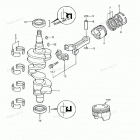 MFS25B Поршни и коленчатый вал