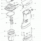 MD40B Корпус ведущего вала (нога)