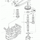 MFS25B Распределительный вал и масляный насос