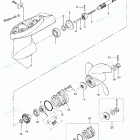 MFS5B Корпус редуктора (гребной вал)
