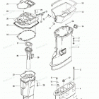 MD40B Корпус ведущего вала (нога)
