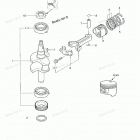 MFS2.5A Поршни и коленчатый вал