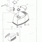 MD40B Top Cowl (motor Cover Upper)