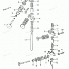 MFS15B2 Intake Valve & Exhaust Valve