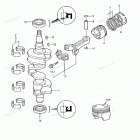 MFS25B Поршни и коленчатый вал