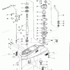M40D2 Корпус редуктора (вертикальный вал)