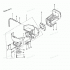 M2.5A Cylinder & Crankcase, Reed Valve