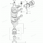M115A2 Поршни и коленчатый вал