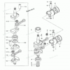 M25C3 Поршни и коленчатый вал