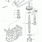 MFS25B Распределительный вал и масляный насос
