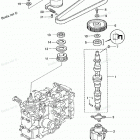MFS25A Распределительный вал и масляный насос