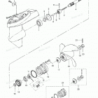 MFS4B Корпус редуктора (гребной вал)