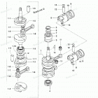M40C Поршни и коленчатый вал