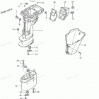 MFS8A Корпус ведущего вала (нога)