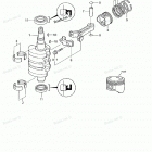 MFS9.8A2 Поршни и коленчатый вал