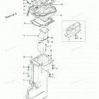 M40C Корпус ведущего вала (нога)