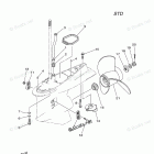 F225TUR Lower Casing Drive 2