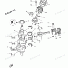 LF200TXR Crankshaft Piston