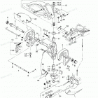 M25C3 Кронштейн крепления к транцу