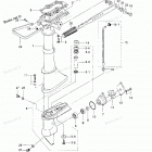 M3.5A2 Drive Shaft Housing, Gear Case & Steering Handle