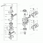 M18E2 Поршни и коленчатый вал