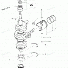 MD40A Поршни и коленчатый вал