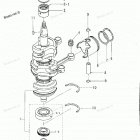 M50D2 Поршни и коленчатый вал