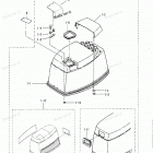 M50D2 Верхний колпак мотора
