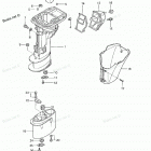 MFS8A Корпус ведущего вала (нога)