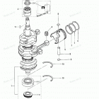MD50B Поршни и коленчатый вал