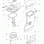 MD40A Корпус ведущего вала (нога)