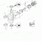 MFS9.8A Поршни и коленчатый вал