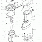 MD40B Корпус ведущего вала (нога)