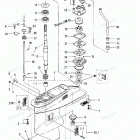 MD50B Корпус редуктора (вертикальный вал)
