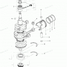 MD50A Поршни и коленчатый вал