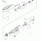 MFS6A2 Корпус редуктора (гребной вал)